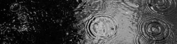 ripple, puddle, water droplets Wallpaper 1590x400