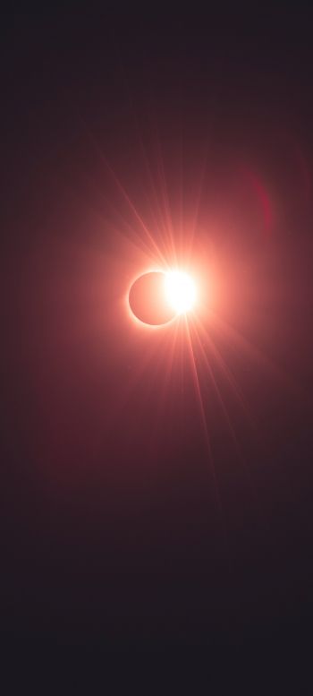 sun, moon, eclipse Wallpaper 1080x2400