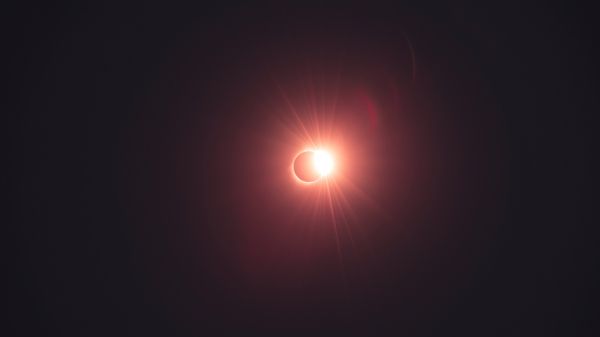 sun, moon, eclipse Wallpaper 7680x4320