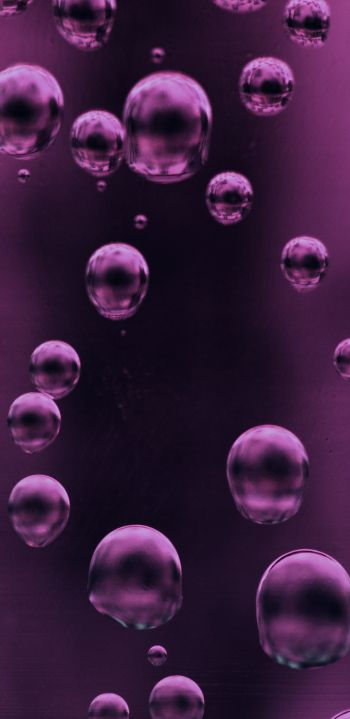 bubbles, liquid Wallpaper 1080x2220