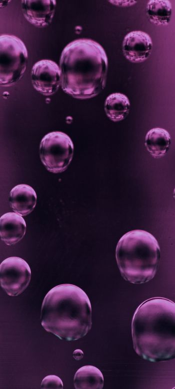 bubbles, liquid Wallpaper 1440x3200