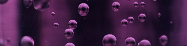 bubbles, liquid Wallpaper 1590x400