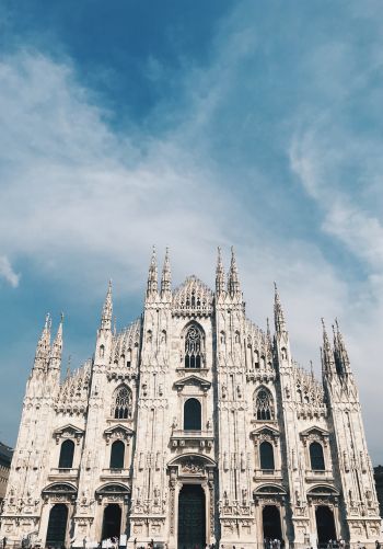 Milan Cathedral, Milan, Italy Wallpaper 1668x2388