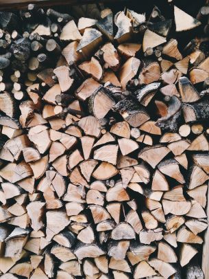 firewood, wood Wallpaper 3096x4128