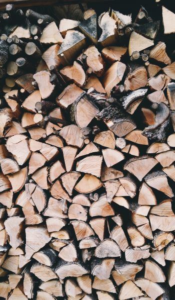 firewood, wood Wallpaper 600x1024