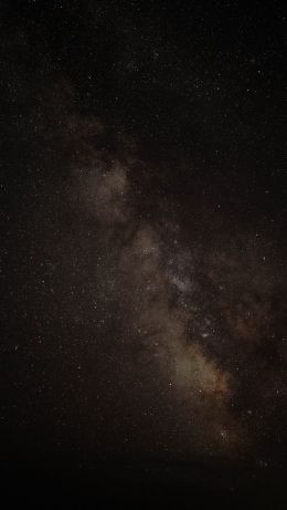 milky way, starry night Wallpaper 640x1136