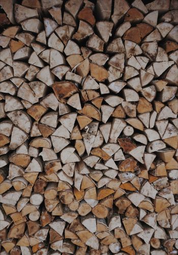 firewood, wood, folded Wallpaper 1668x2388