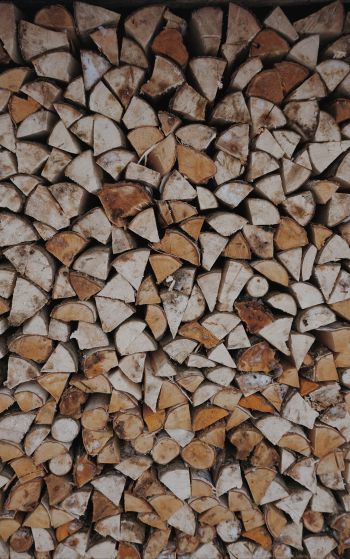 firewood, wood, folded Wallpaper 1752x2800