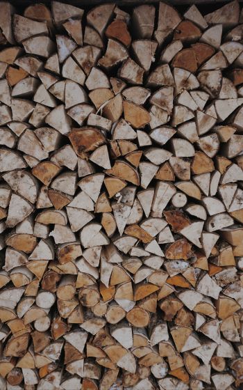 firewood, wood, folded Wallpaper 800x1280