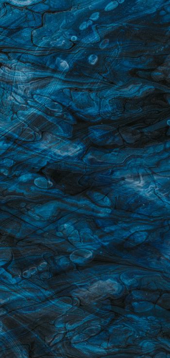 blue, abstraction Wallpaper 1440x3040