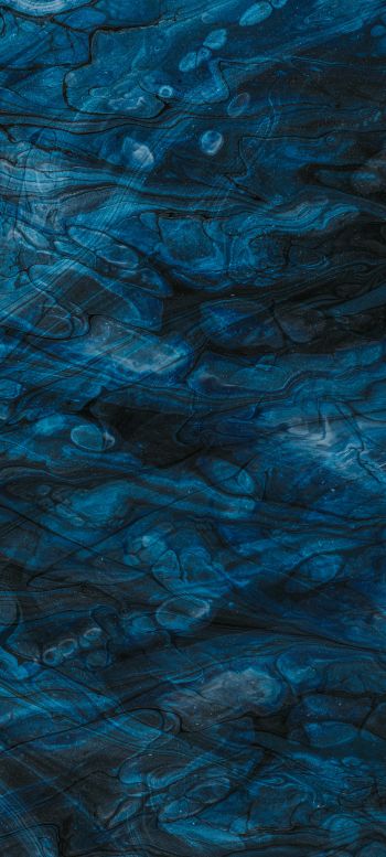blue, abstraction Wallpaper 1440x3200