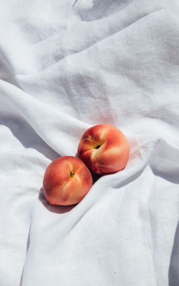 peach, fruit Wallpaper 1600x2560