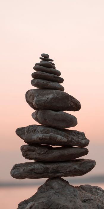 balance, stones Wallpaper 720x1440