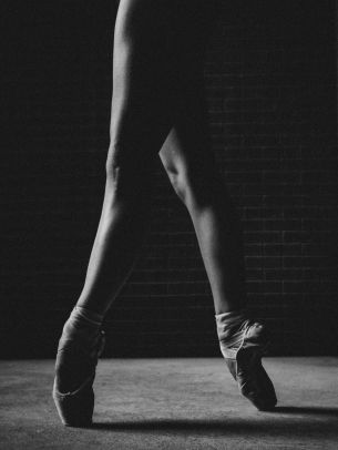 ballet, pointe shoes Wallpaper 2048x2732