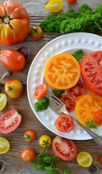 vegetables, tomatoes Wallpaper 600x1024