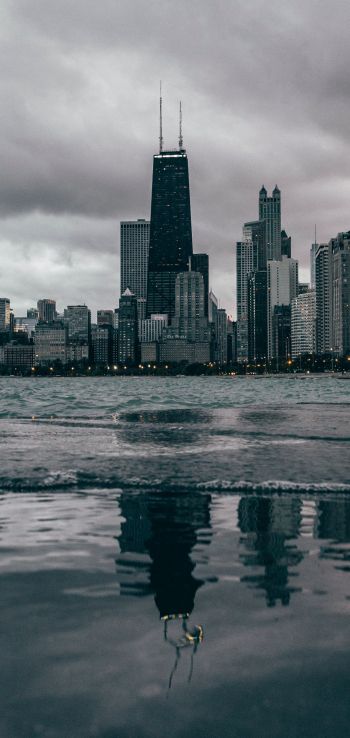 Chicago, USA Wallpaper 1080x2280