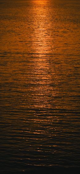 water, sea, sunset Wallpaper 1080x2340