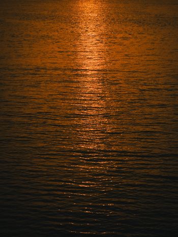 water, sea, sunset Wallpaper 1620x2160