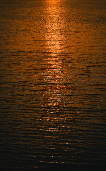 water, sea, sunset Wallpaper 800x1280
