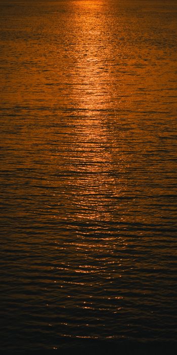 water, sea, sunset Wallpaper 720x1440