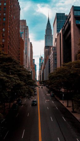 Chrysler Building, New York, USA Wallpaper 640x1136