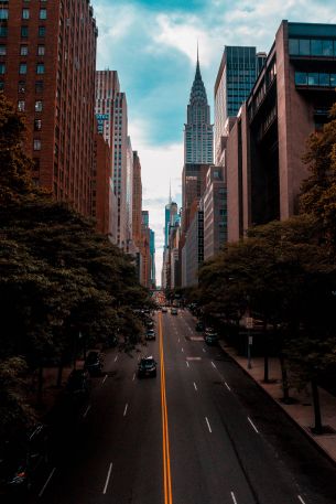 Chrysler Building, New York, USA Wallpaper 640x960