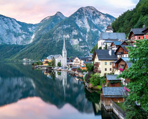 Hallstatt, Austria, lake Wallpaper 1280x1024