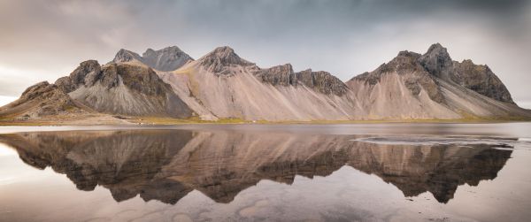 mountains, lake Wallpaper 3440x1440