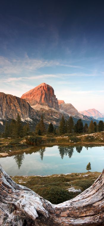Lago Limides, Italy Wallpaper 1080x2340