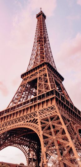 eiffel tower, Paris, France Wallpaper 1080x2220