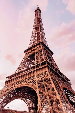 eiffel tower, Paris, France Wallpaper 2304x3456