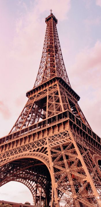 eiffel tower, Paris, France Wallpaper 1080x2220