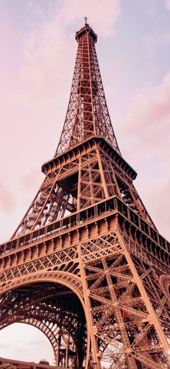 eiffel tower, Paris, France Wallpaper 828x1792