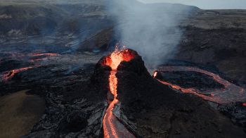 lava, eruption Wallpaper 1280x720