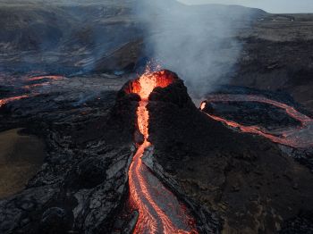 lava, eruption Wallpaper 1024x768