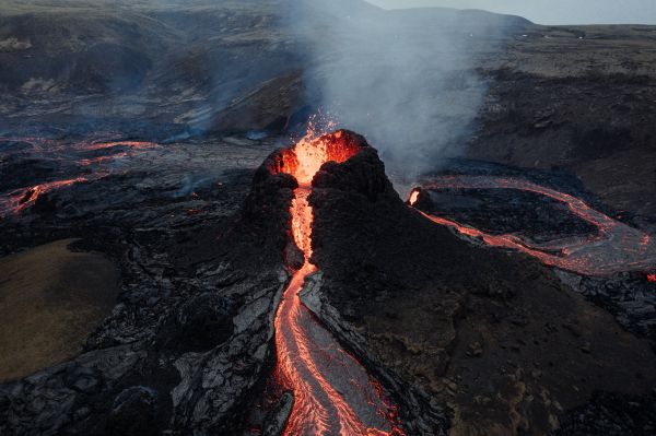 lava, eruption Wallpaper 5464x3640