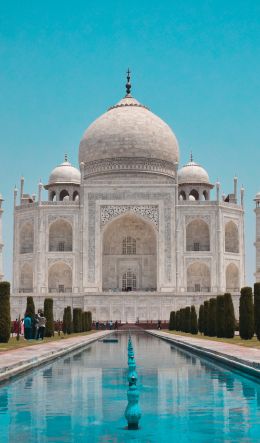 Taj Mahal, Agra, India Wallpaper 600x1024