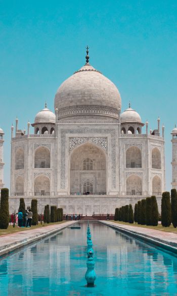 Taj Mahal, Agra, India Wallpaper 1200x2000