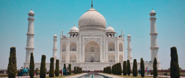 Taj Mahal, Agra, India Wallpaper 2560x1080