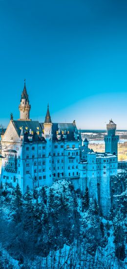 Neuschwanstein Castle, Germany Wallpaper 720x1520