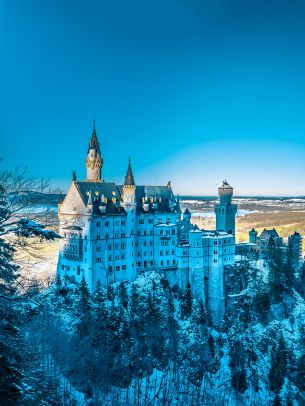 Neuschwanstein Castle, Germany Wallpaper 1668x2224