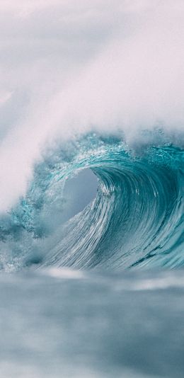 wave, sea Wallpaper 1080x2220