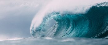wave, sea Wallpaper 2560x1080