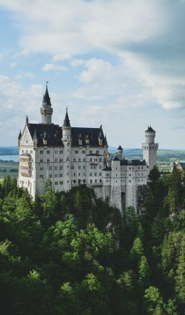 Neuschwanstein Castle, Germany Wallpaper 600x1024