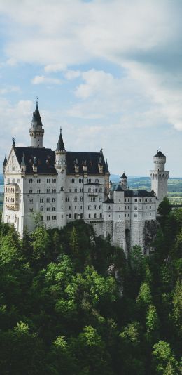 Neuschwanstein Castle, Germany Wallpaper 1440x2960