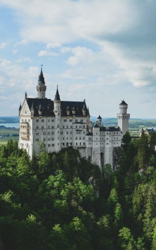 Neuschwanstein Castle, Germany Wallpaper 1200x1920