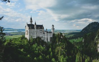Обои 2560x1600 Замок Нойшванштайн, Германия