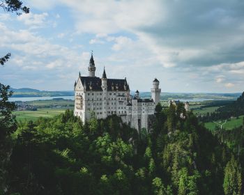 Обои 1280x1024 Замок Нойшванштайн, Германия