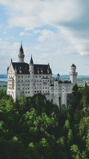 Обои 1440x2560 Замок Нойшванштайн, Германия