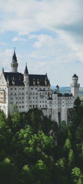 Обои 1080x2400 Замок Нойшванштайн, Германия